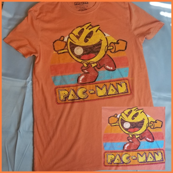 pac-man Other - 3 for $25.    Vintage style orange pac man t-shirt
